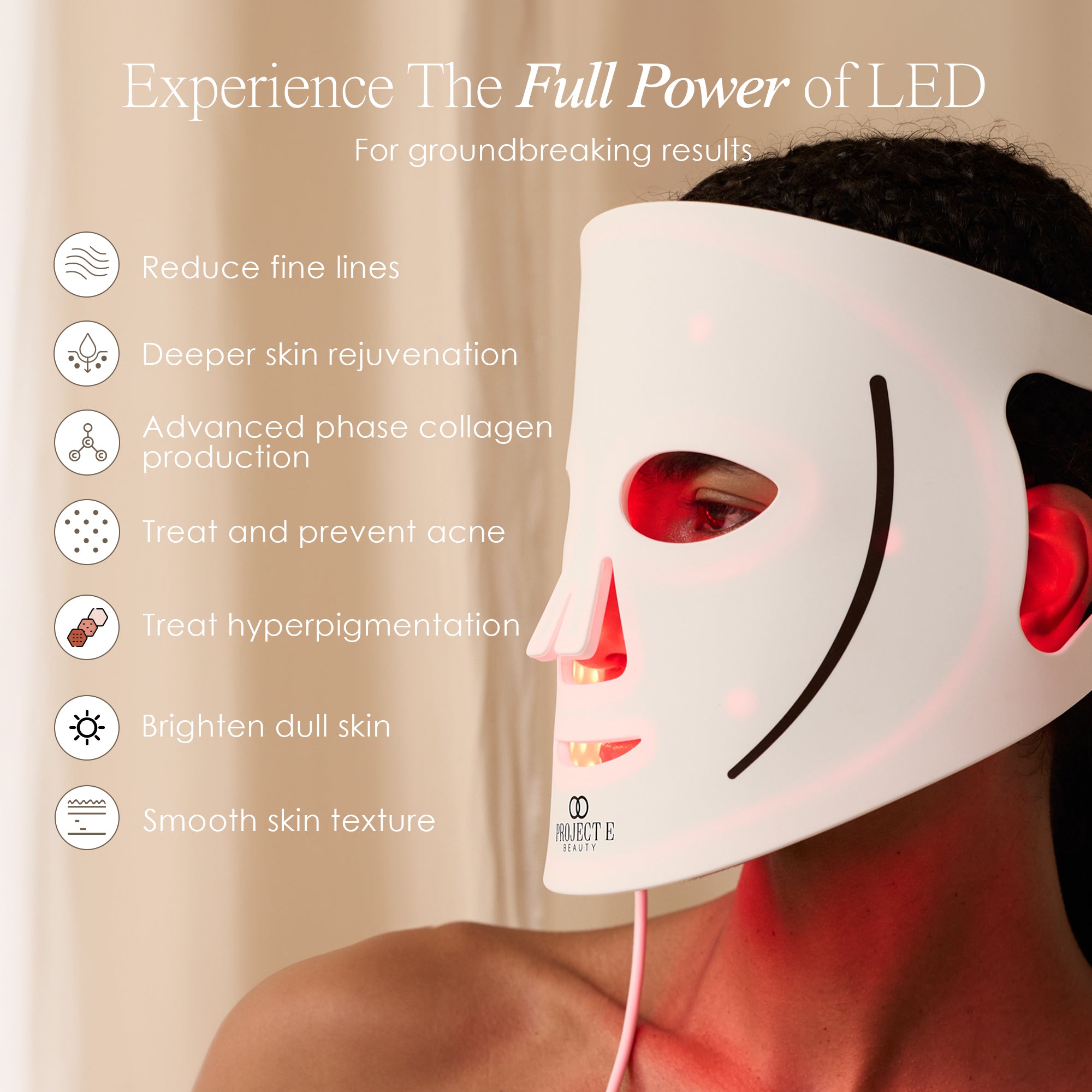 LumaLux Face | Pro LED Light Therapy Mask